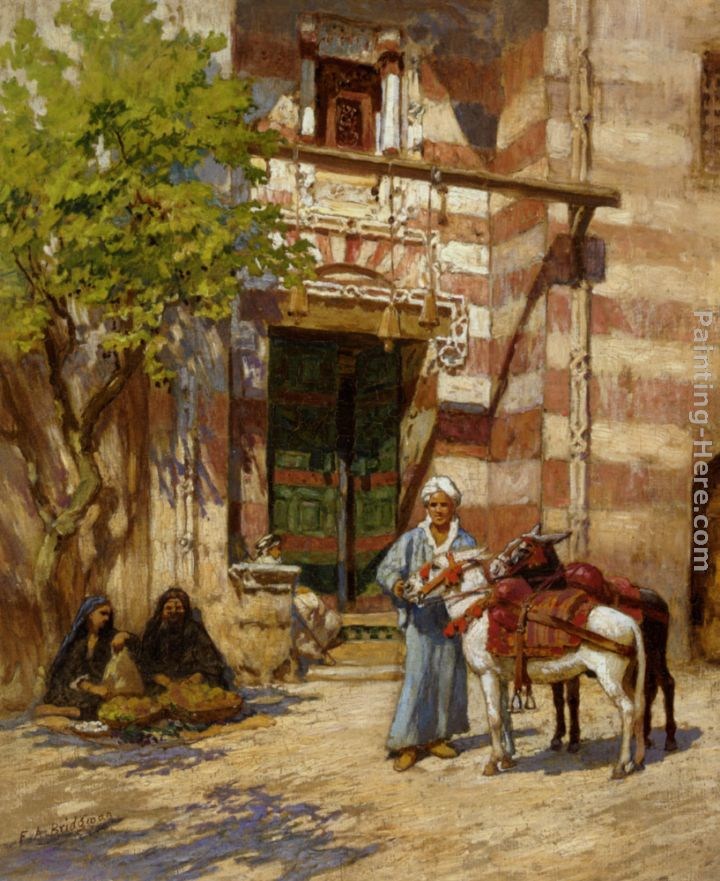 Frederick Arthur Bridgman Before the Palace